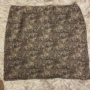 TALBOTS Woman 24W‎ Velour Pencil Skirt
